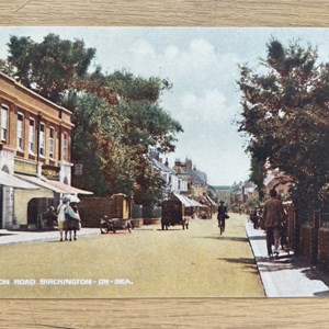 Postcard view of Station Road c1925